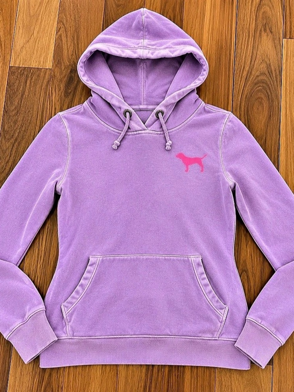 PINK Love Pink Size Medium Purple Hoodie Like New